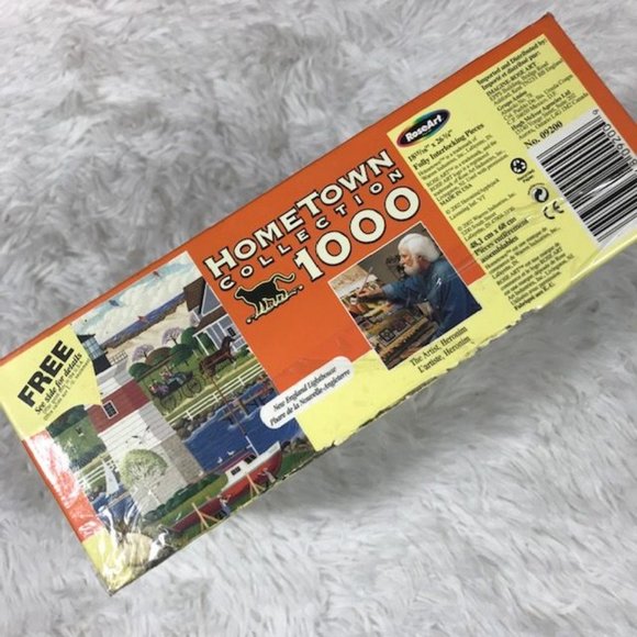 Hometown Collection Grand Peacock Hotel & New England Lighthouse Puzzles Set - Picture 5 of 16